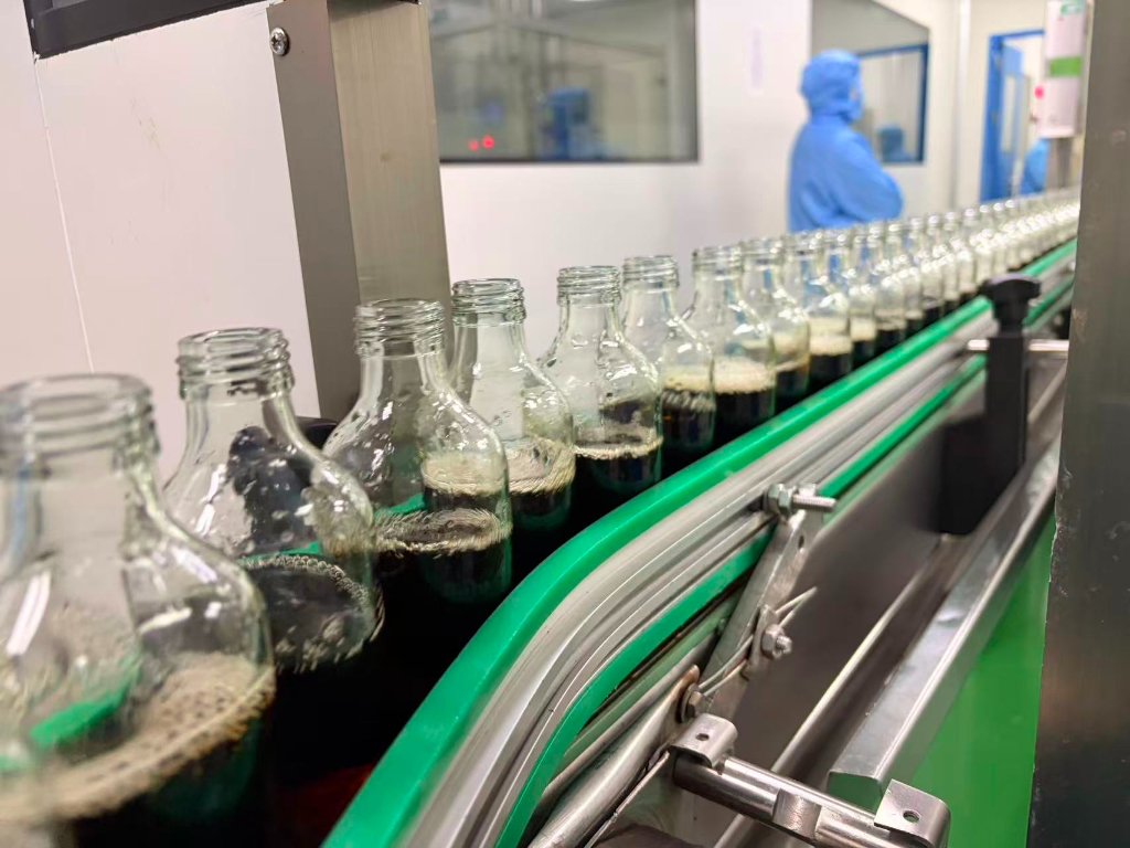 口服液生产线图