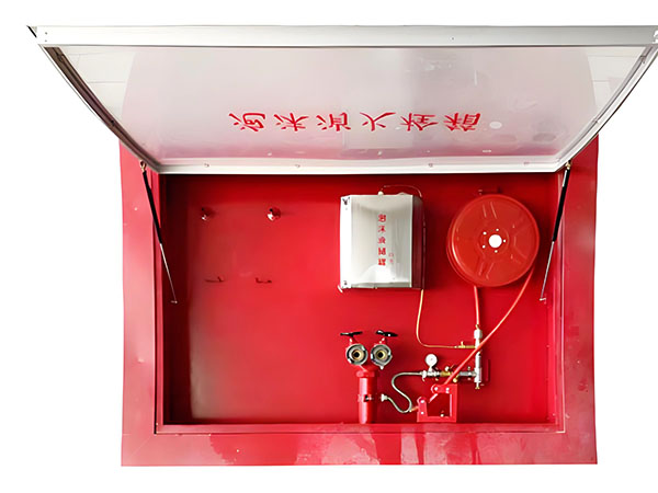 带液压杆上翻门泡沫消火栓箱4