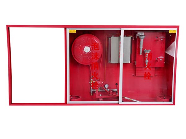 移门式双开泡沫消火栓箱