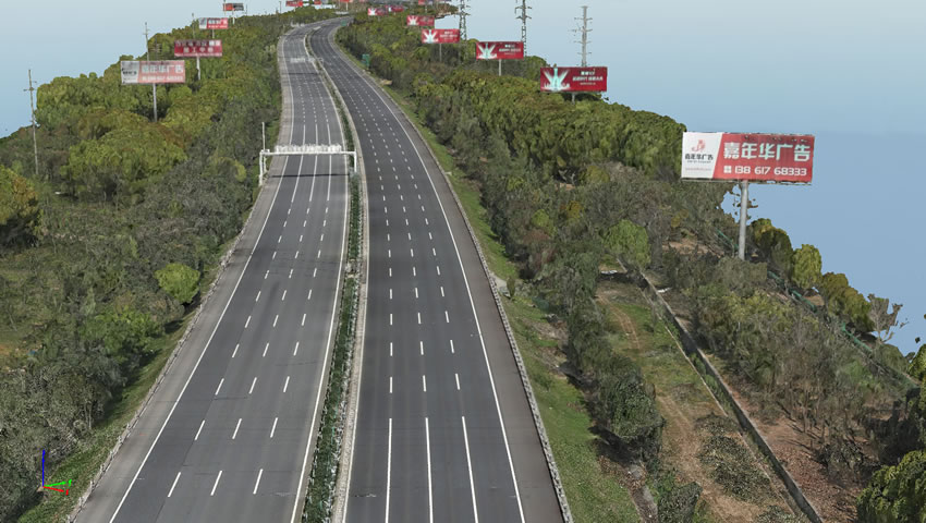 高速路倾斜摄影