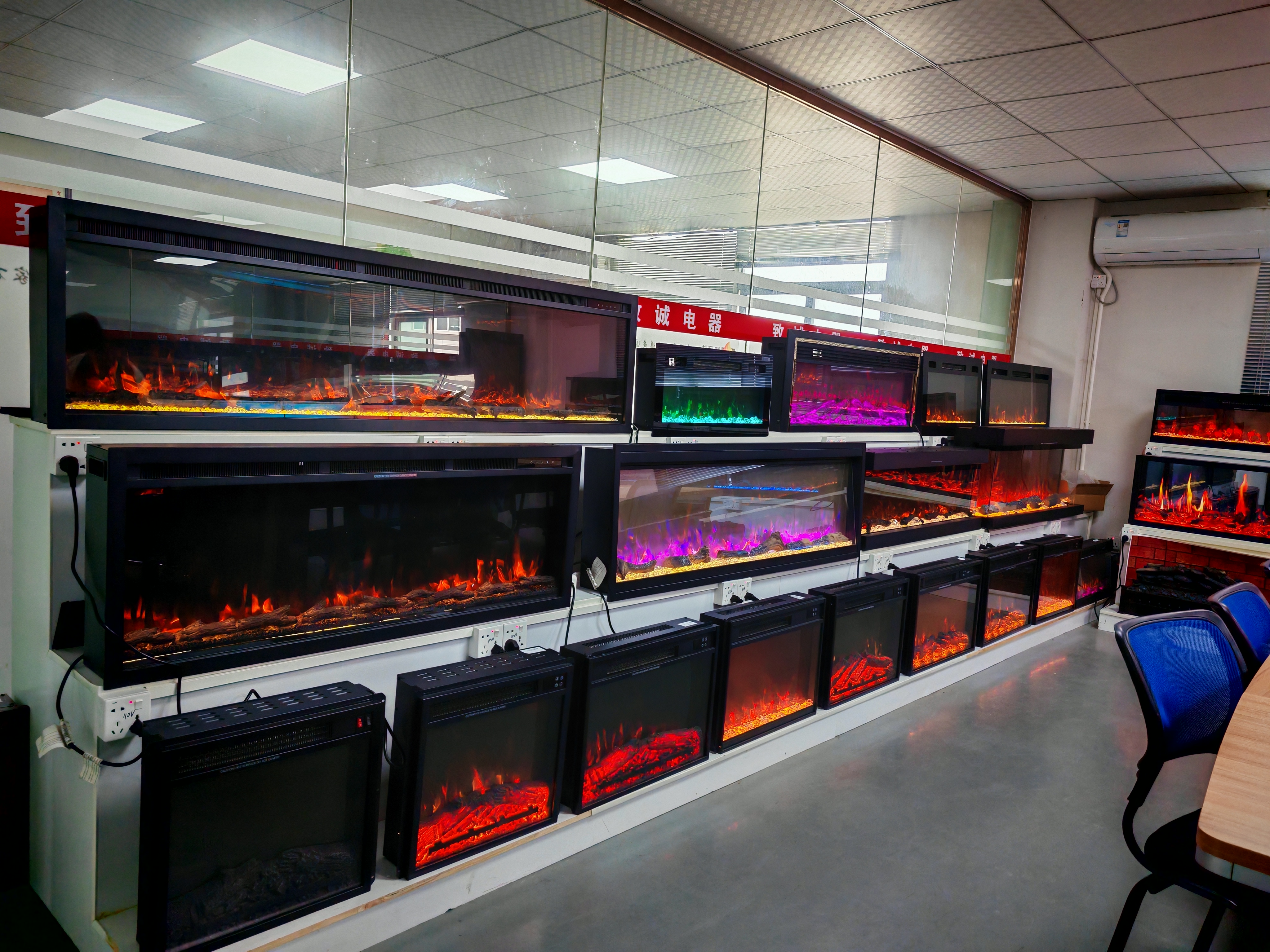 如意佳仿真壁炉展厅1