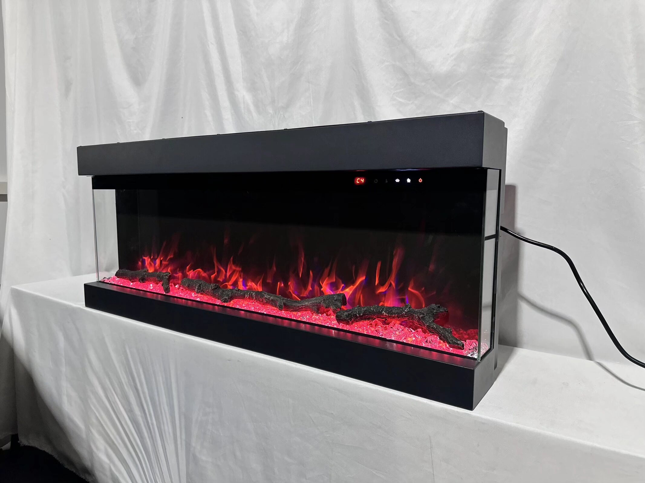 如意佳高端款三面仿真壁炉2