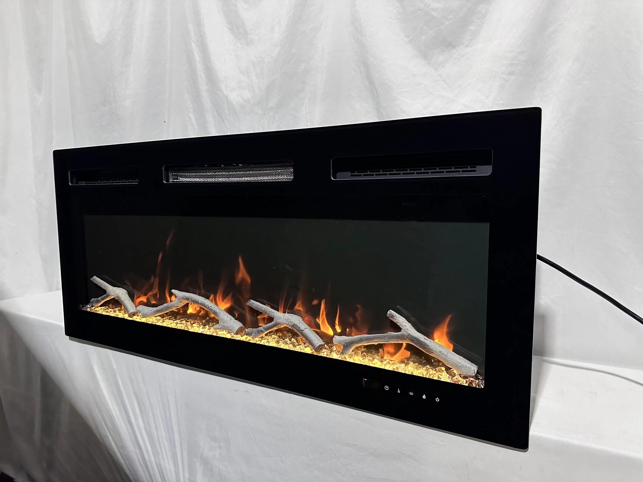 如意佳全玻款仿真壁炉2