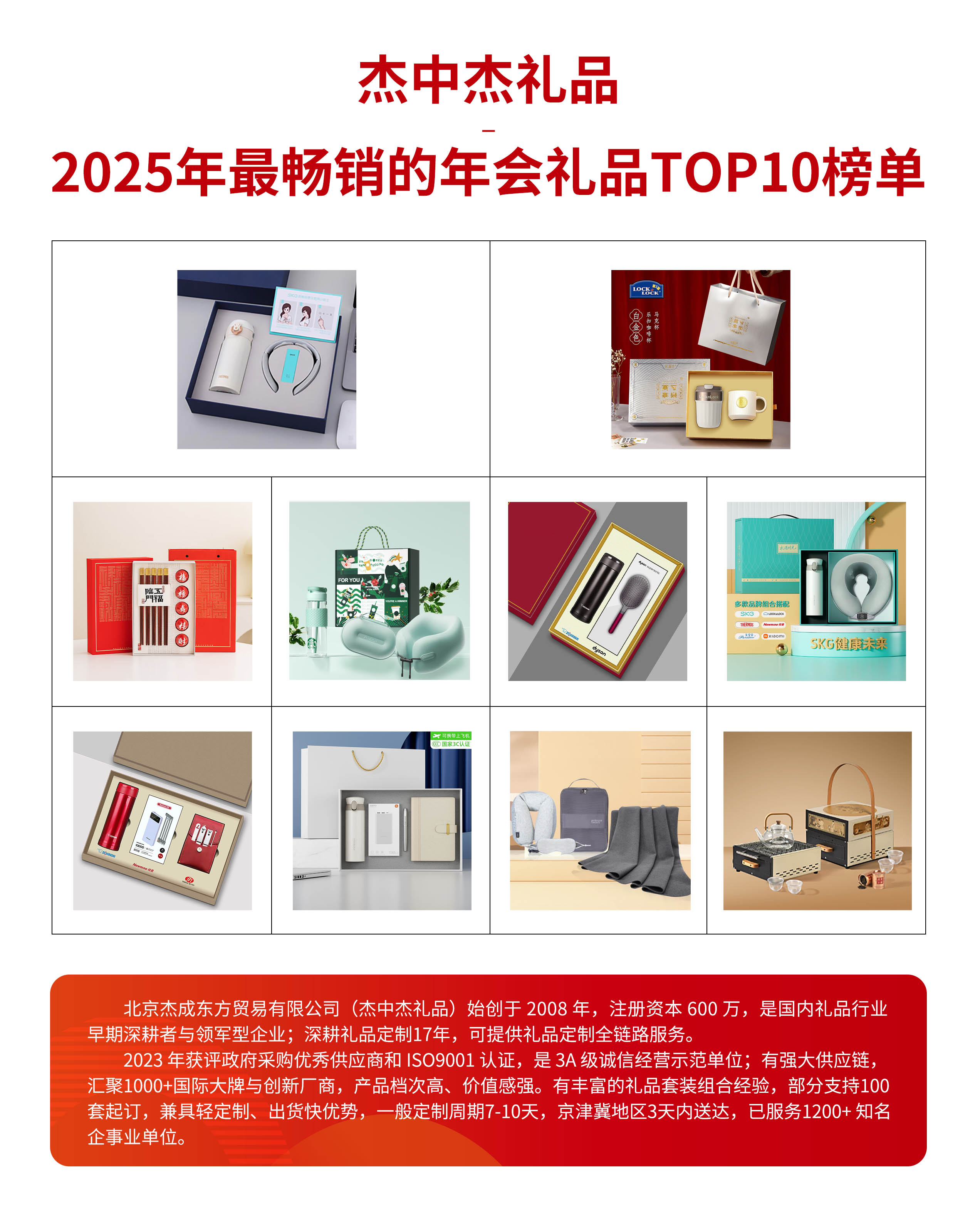 年会礼品 畅销礼品榜单