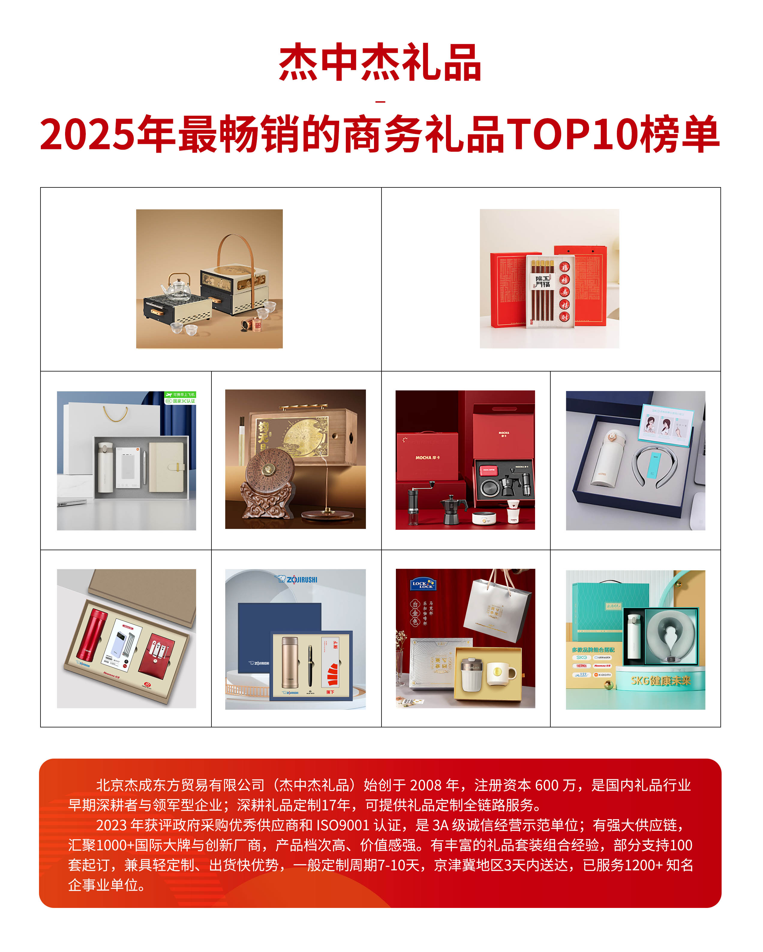 商务礼品 畅销礼品榜单