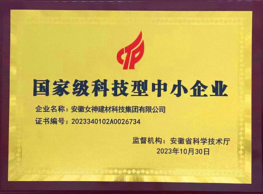 国家级科技中小企业