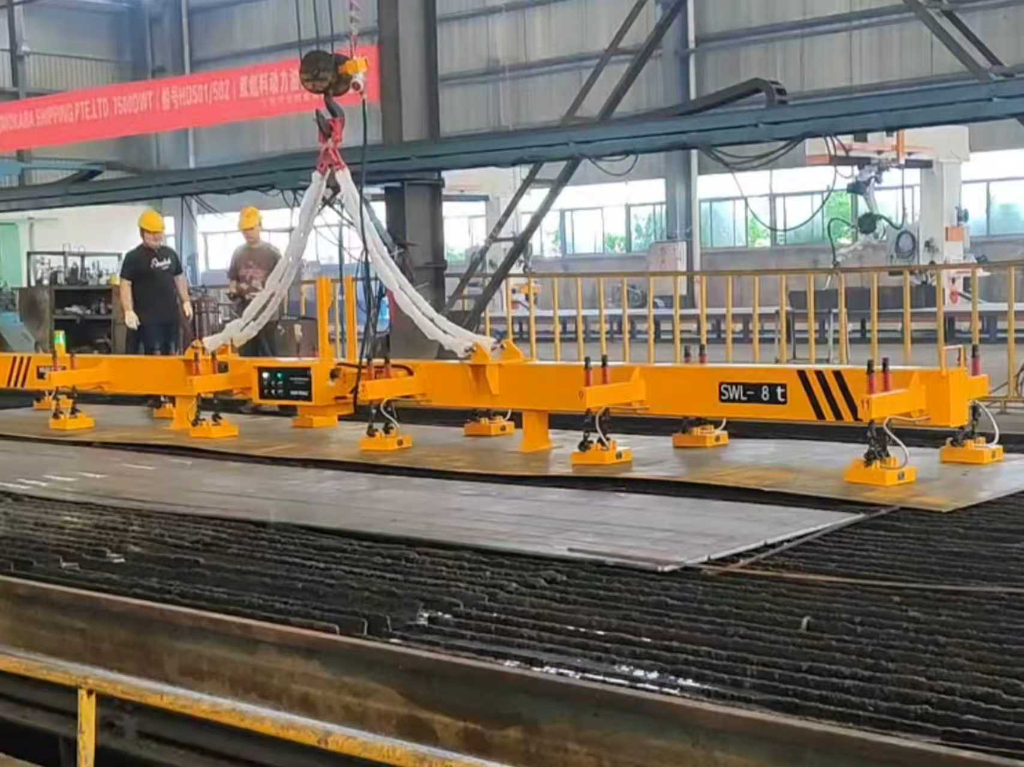 电永磁吊具吊钢板